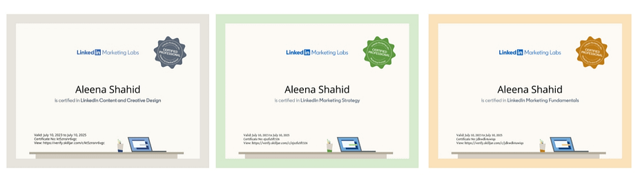 LinkedIn Certified Marketing Insider Certification